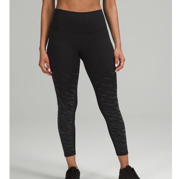 Lululemon Wunder Under High-Rise Tight *Lunar New Year 25" - 2 Black - Picture 1 of 6